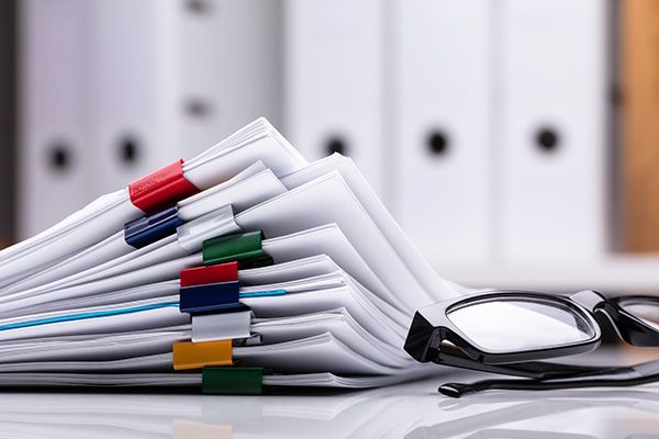 A file of documents